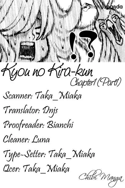 Kyou no Kira-kun Chapter 1 1